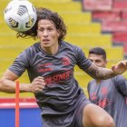 Williams Riveros, defensa de Barcelona, es uno de los puntales de la zaga canaria.