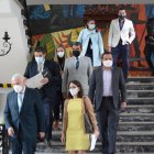 Los dirigentes de los transportistas y representantes del Gobierno mantienen diálogos desde junio pasado.