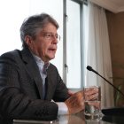 El presidente de Ecuador, Guillermo Lasso, participó este viernes en el XIV Foro Atlántico.