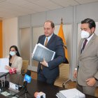 El ministro Julio José Prado anunció ayer la reducción de aranceles. El Gobierno ha decidido tomar las primeras medidas de reactivación casa adentro.