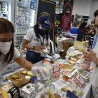 La feria de Queso el día del acto oficial de inauguración, que fue ayer viernes 9 de julio.