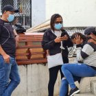 Hecho. Los familiares de las víctimas esperaban afuera de la morgue que les entregaran los cuerpos.