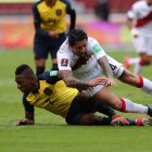 El ecuatoriano Pervis Estupiñán fue uno de los mejores jugadores de la Copa América, según la Conmebol.