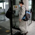 Diligencia. El fiscal Wilson Toainga estuvo el viernes en la vinculación de dos sospechosos al caso Las Torres.