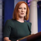 En la imagen, la portavoz de la Casa Blanca, Jen Psaki. EFE/EPA/Oliver Contreras.