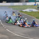 A inicios del mes pasado fue  la primera prueba en el kartódromo.