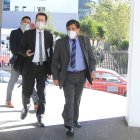 Diligencia. El fiscal Wilson Toainga asistió a la audiencia en la Corte.