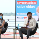 La vacunación en Ecuador aumenta a paso acelerado.