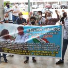 La semana pasada, los maestros realizaron un plantón en los bajos de la Subsecretaría de Educación.