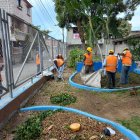 Actividad. Las áreas verdes de diferentes sectores fueron intervenidas.