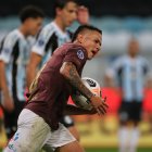 Jordy Alcívar anotó los dos goles para la clasificación de Liga de Quito en la Copa Sudamericana.