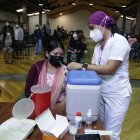 Jornadas. El centro de vacunación Casa Somos San Marcos es uno de los más usados por los migrantes.