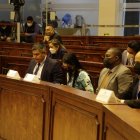 Reclamo. Las ausencias generan malestar entre los integrantes de la comisión y el interpelante, Juan Lloret (d).