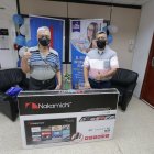 José Páez Oyola (derecha) junto a su padre, José Kléber Páez Maldonado.