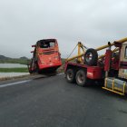 Al sitio de la emergencia se movilizó personal de la Policía Nacional del Ecuador (PP.NN.), Ministerio de Salud Pública (MSP), Comisión de Tránsito del Ecuador (CTE) y Cuerpo de Bomberos de Babahoyo (CBB).
