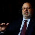 En la imagen, el presidente de la Sociedad Interamericana de Prensa (SIP), el hondureño Jorge Canahuati.