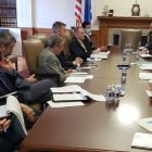 La general Tannya Varela y el procurador Íñigo Salvador, viajaron a Estados Unidos.