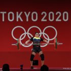 La ecuatoriana falló en sus tres intentos en la modalidad arranque.