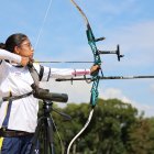 La tiradora con arco ecuatoriana sumó en la primera ronda 606 puntos que le permitieron avanzar hasta la ronda de este 28 de julio, a las 05:00.