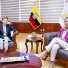 La Ministra Alexandra Vela y la Presidenta del Legislativo Guadalupe Llori se reunieron el pasado 16 de julio a puertas cerradas