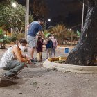 Acción. Jonathan Pimentel, en el parque del 8 de la Alborada, etapa tres.