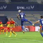 Cabeza marcó el gol del 2-1 en el estadio Capwell.