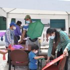 Capacitación. El taller de elaboración de cometas tuvo acogida y se respetó  las medidas de bioseguridad.