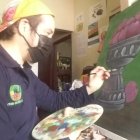 Galo González (GaPa) es el promotor de la iniciativa. También mostrará su arte en vivo.