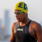 David Farinango competirá en los 10 kilómetros de aguas abiertas.ARCHIVO