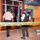 Instante en que llegaron las autoridades al sitio afectado.