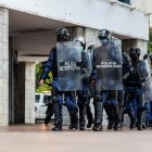 Operativo de control de comercio informal por parte de miembros del Cuacme.