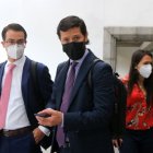 Defensa. José Luis Ortiz y Pablo Encalada, defensores de los procesados por la exigencia de supuestas coimas.
