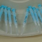 Dosis de una vacuna contra la covid.