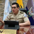 Fausto Buenaño, comandante de zona 8 de la Policía Nacional.