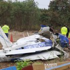 Los restos de la avioneta fueron enviados al país, como parte de la investigación que se inició por el delito de fraude procesal.