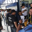 Pasado. Las largas filas para sacar la licencia en la CTE antes de 2020.