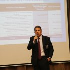 El presidente del Comité Olímpico Ecuatoriano, Augusto Morán, hizo ayer su primera aparición tras los Juegos Olímpicos.