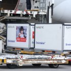 Vacunas. El cargamento fue recibido en el aeropuerto Mariscal Sucre de Tababela.