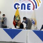 Pleno. El Consejo Nacional Electoral.