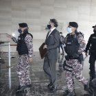 Acusado. Pablo Celi, prisionero de la cárcel 4, el día en que fue escoltado hasta la Comisión de Fiscalización. Hoy se repetirá esta escena en el Pleno.