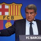 El presidente del FC Barcelona, Joan Laporta, dio una rueda de prensa para explicar la economía del club.