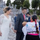 Fotografía sin fecha, cedida por Quito Turismo de una boda al estilo ancestral.