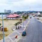 En la imagen, la segunda fase del malecón recién inaugurado en Playas.