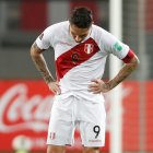 Delantero peruano Paolo Guerrero, del Internacional.