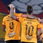 Gonzalo Mastriani (i) y Damián Díaz (d) fueron escogidos en el 11 ideal de la Libertadores de esta semana.