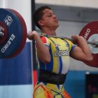 Eficacia. El pesista ecuatoriano Juan David Guadamud destacó en Monterrey.
