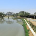 Los malos olores. Se han llegado a percibir a lo largo del puente que une a La Puntilla con Guayaquil.
