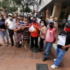 Grupo. Algunos de los representantes de asociaciones que asistieron.