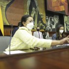 Presidenta. Guadalupe Llori decidió hacer de los 100 primeros días una fiesta para ella y su partido.