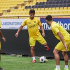 El plantel realiza su penúltimo entrenamiento en el Estadio Banco Pichincha.